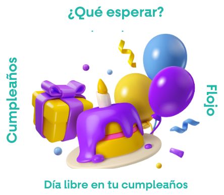 Varios regalos con globos