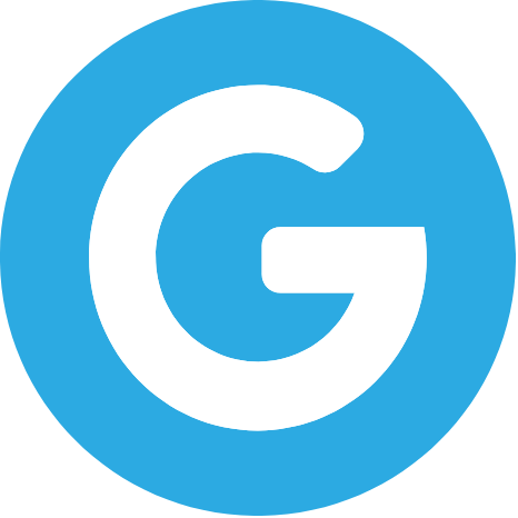 Logo do google com o fundo azul e a cor branca